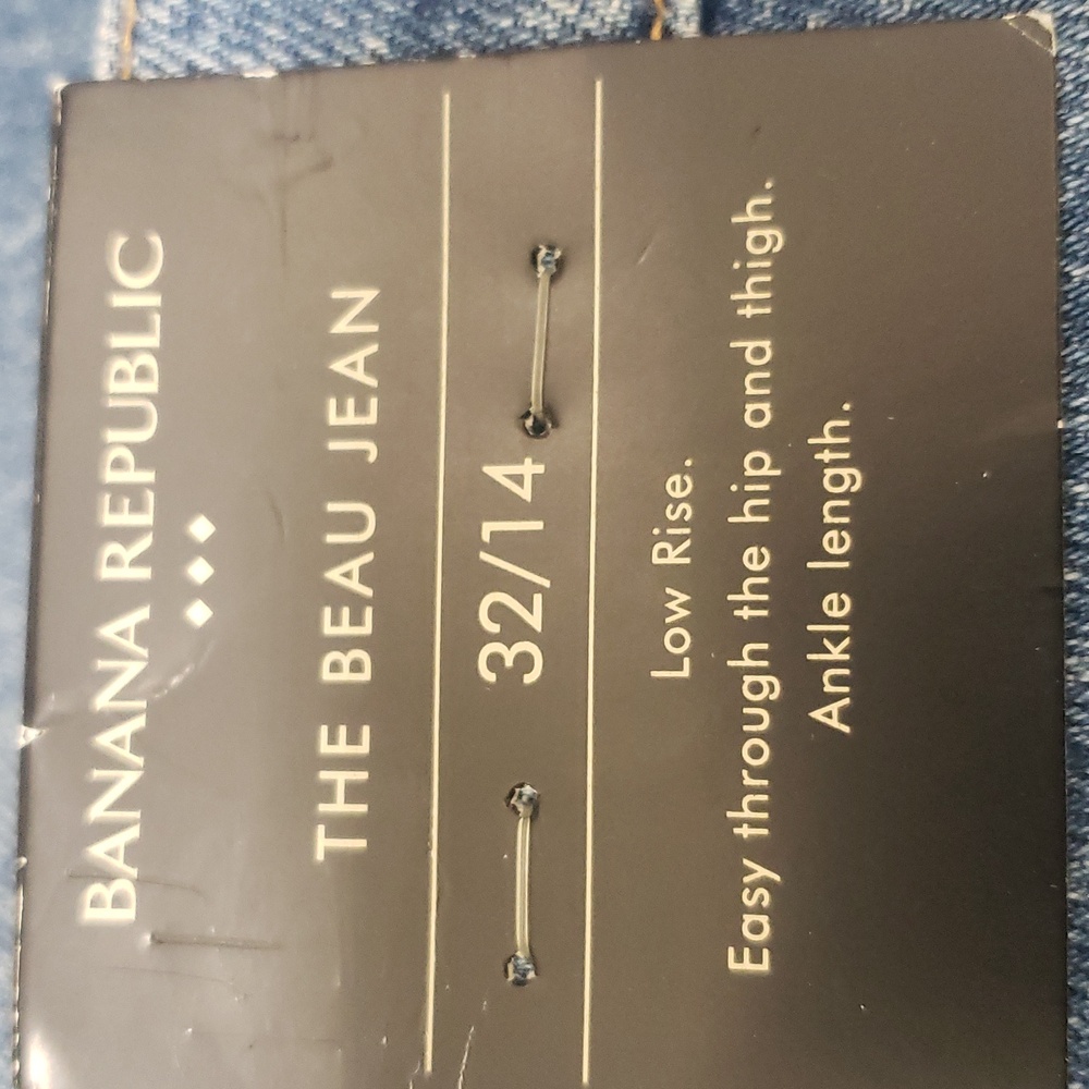 NWT Banana Republic The Beau Jean Womens Denim Pants - Picture 7 of 9